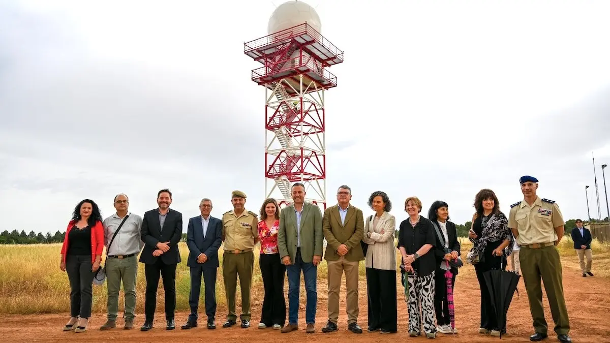 La Aemet pone en marcha en Almagro su primer radar meteorológico de última generación
