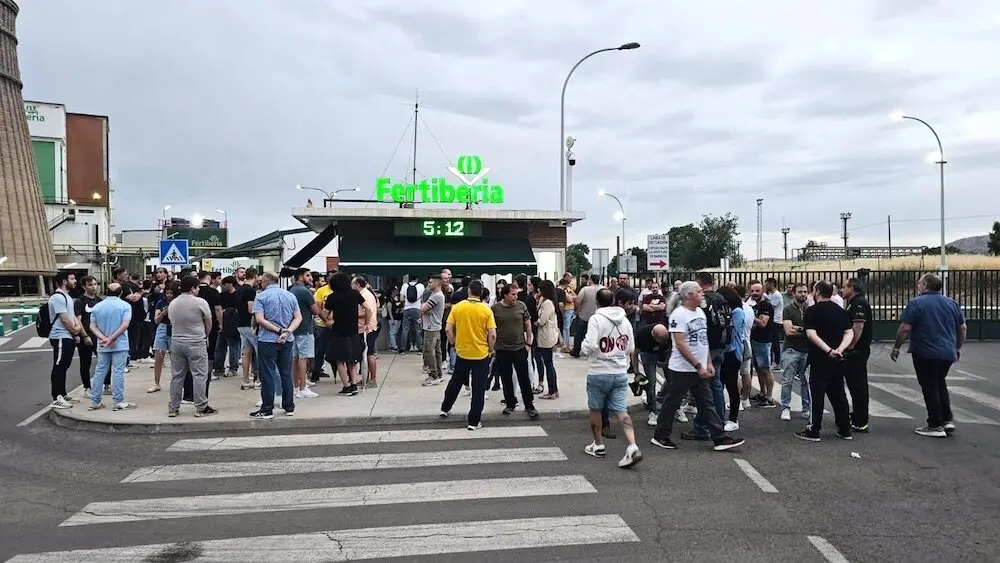 Los trabajadores de Fertiberia retoman las jornadas de huelga contra el ERE