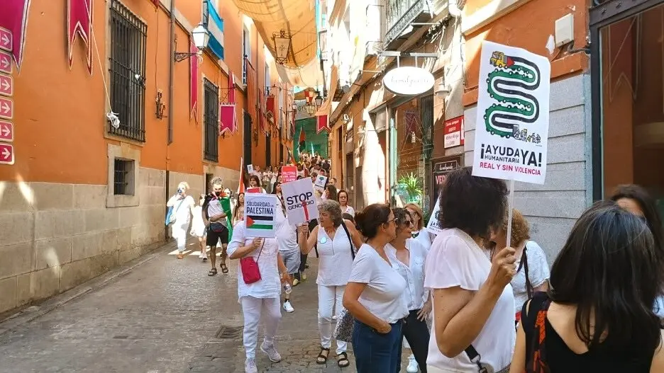 Toledo reivindica su pasado de 'Ciudad de las Tres Culturas' para pedir paz en Palestina - Fotografía: CMM