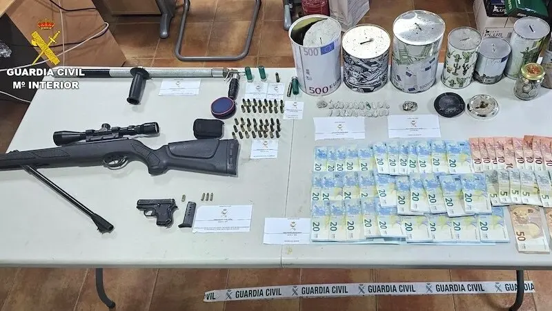 Un hombre detenido por amenazas con un arma de fuego a un vecino de Sonseca (Toledo)