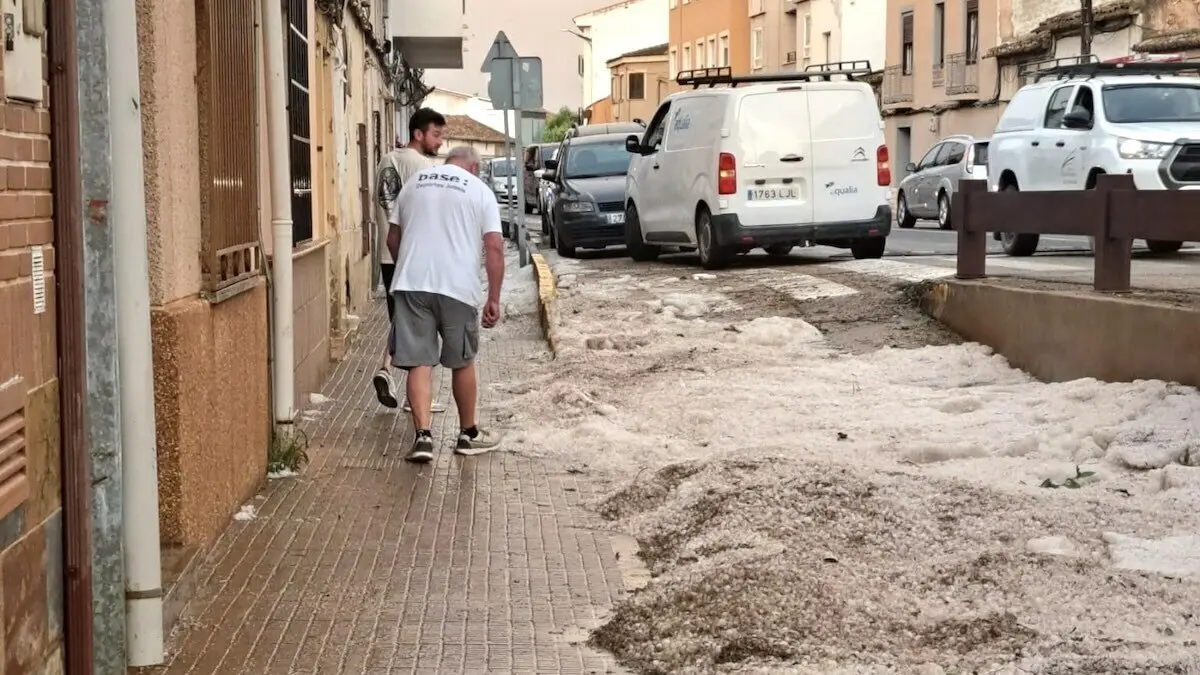 La Roda (Albacete) pedirá la declaración de zona catastrófica por la tormenta de granizo