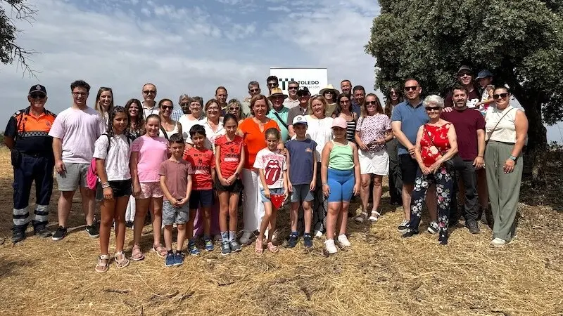 La presidenta de la Diputación de Toledo coloca la primera piedra del nuevo hábitat del lince ibérico en la finca El Borril