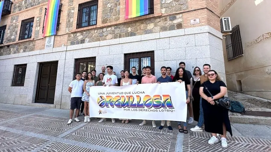 El diputado regional del PSOE y secretario general de Juventudes Socialistas en la región, Álvaro Toconar, ha participado este sábado en el Comité Provincial de JJSS en Toledo