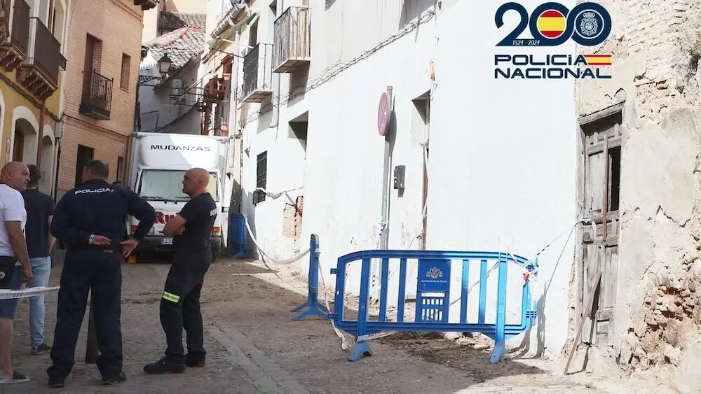 Detenido el autor del incendio provocado en una casa ocupada del Casco de Toledo