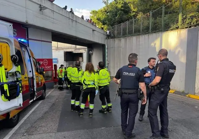 Herida crítica una mujer tras caer desde 7 metros: un desconocido la ha empujado