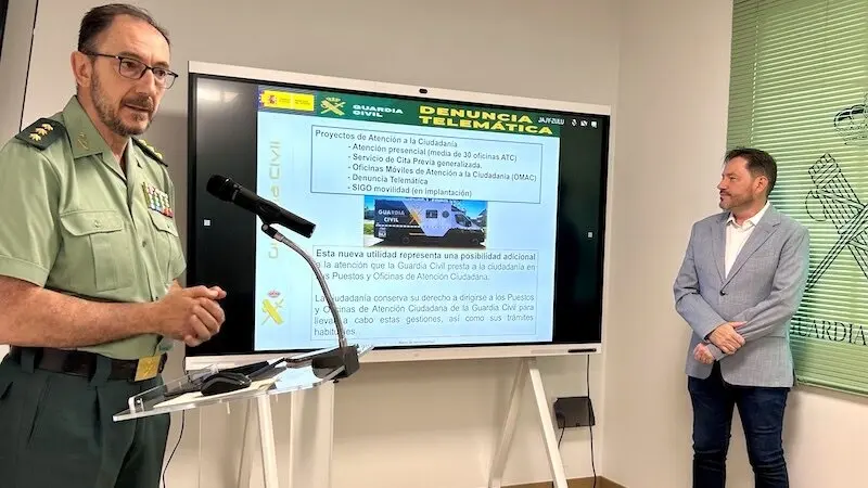 La Guardia Civil presenta el nuevo servicio telemático de presentación de denuncias