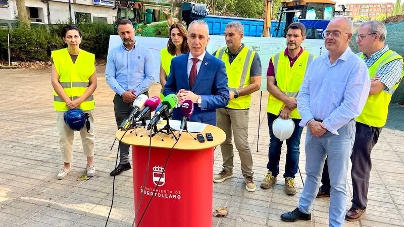 El Paseo del Bosque de Puertollano (Ciudad Real) reanuda sus obras tras tres años paradas