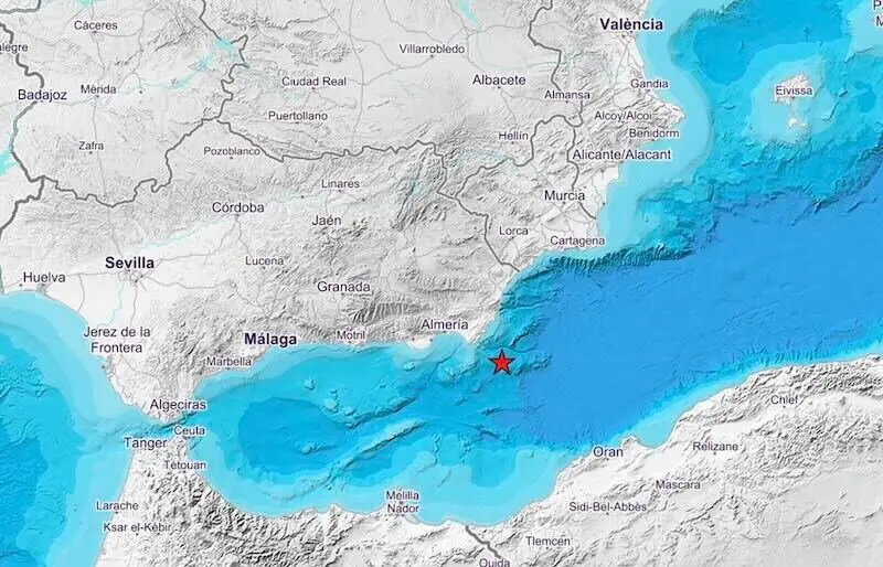 Un terremoto de 5,5 grados de magnitud frente a la costa de Almería se deja sentir en Albacete