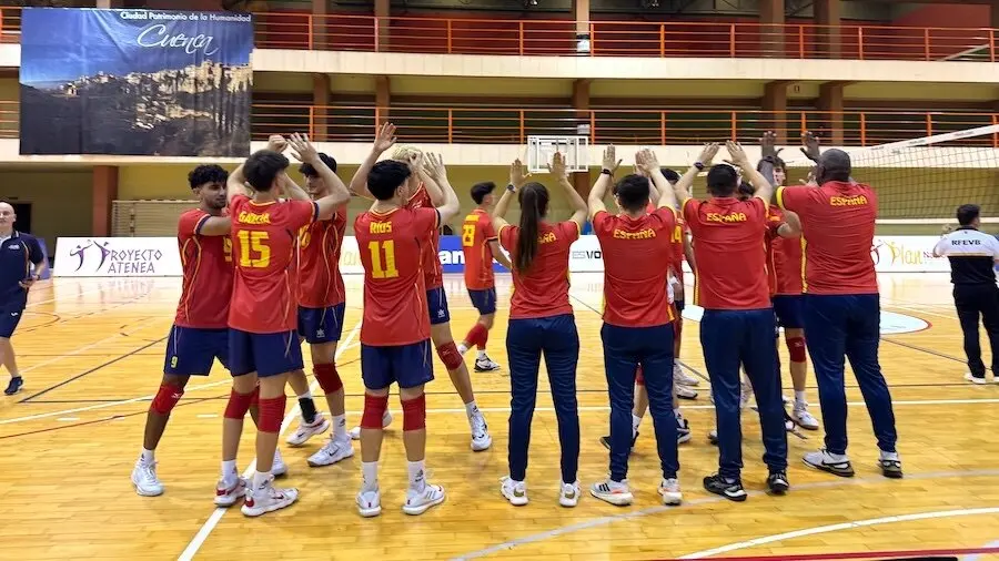 Las selecciones de voleibol se preparan en Cuenca para el Mundial y el Europeo