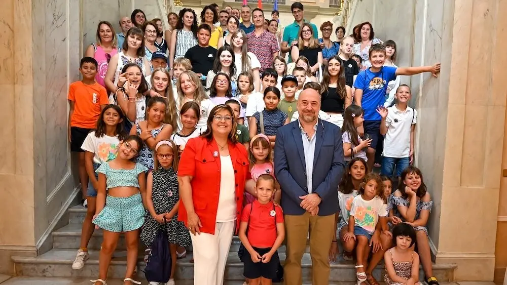 Llegan a Ciudad Real niños ucranianos para pasar el verano alejados del conflicto bélico