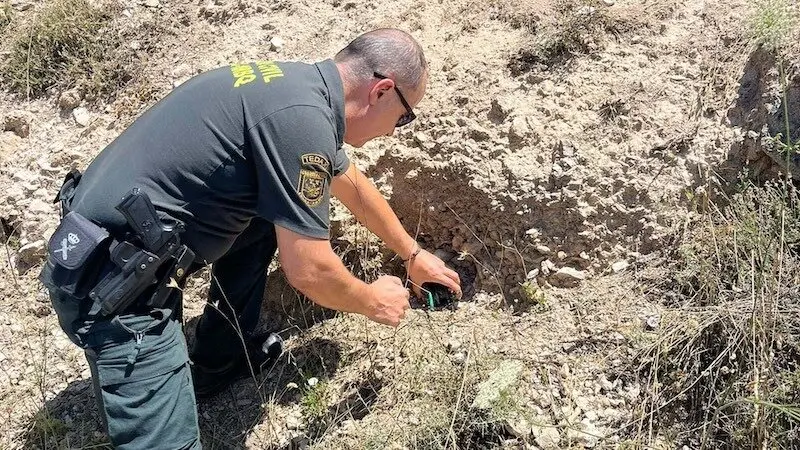 Desactivada en Gajanejos (Guadalajara) una granada de mortero originaria de la Guerra Civil