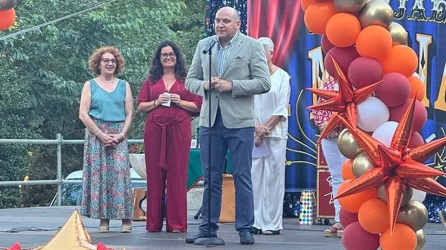El delegado de Sanidad en la provincia de Ciudad Real, Francisco José García, en los actos programados con motivo del Día de los Abuelos celebrado en Puertollano