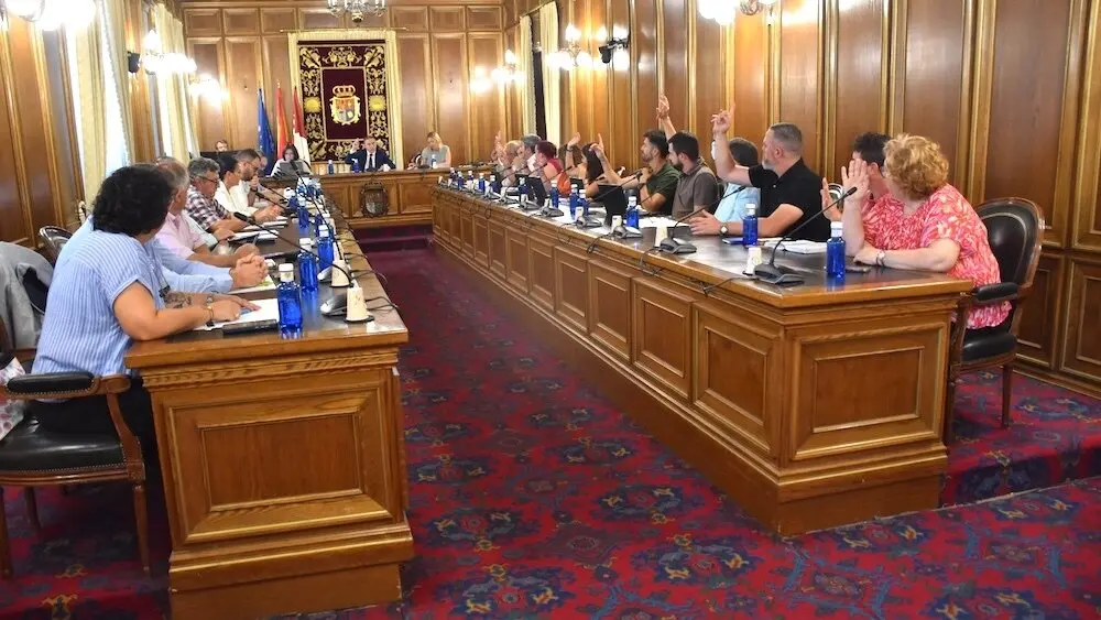 En la imagen un instante del pleno de la Diputación Provincial de Cuenca celebrado este miércoles