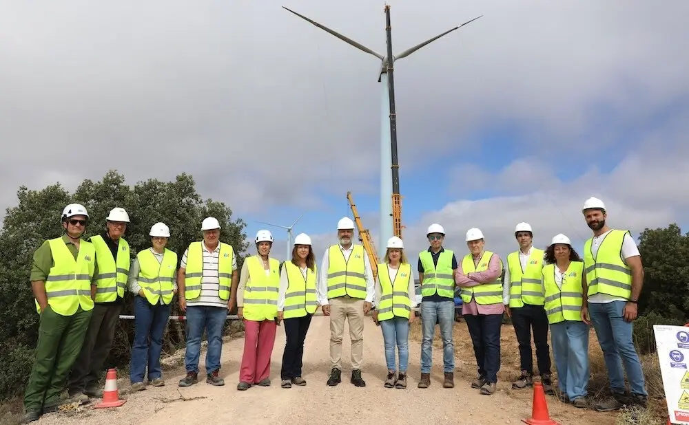 Avanzan las obras de repotenciación de los parques eólicos de Iberdrola en Albacete