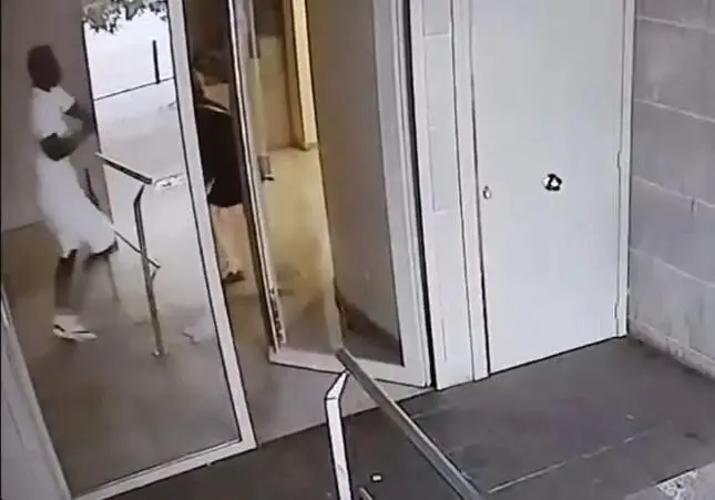 VIDEO. Sigue a una mujer, la asalta en el mismo portal y la arrastra por el suelo