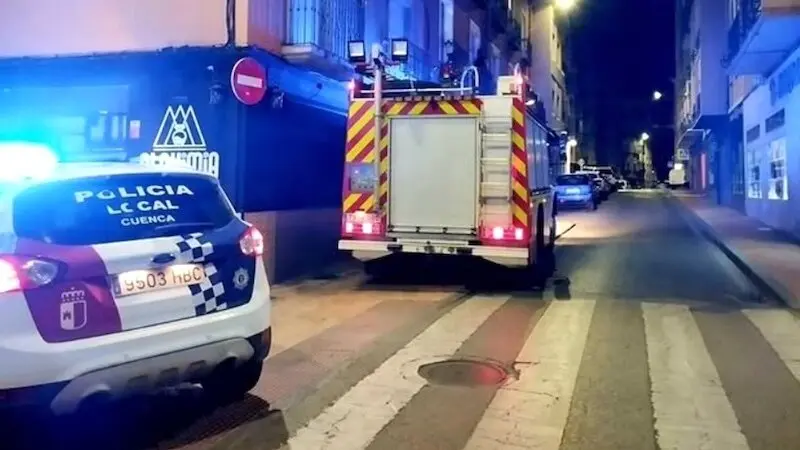Un incendio calcina la cocina de una vivienda de la calle Ramón y Cajal de Cuenca