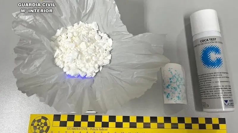 Dos detenidos en Albacete con 32 gramos de cocaína lista para su distribución y venta