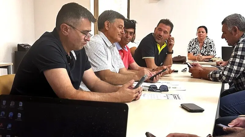 En la imagen un instante de la reunión del Consejo Provincial de UPA Albacete
