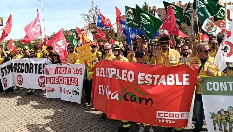 Los sindicatos de Geacam piden una negociación "real" para mejorar sus condiciones