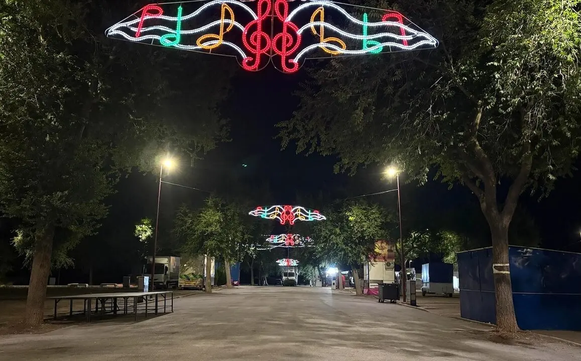 Imagen del recinto ferial de Miguelturra (Ciudad Real) durante estas fiestas patronales