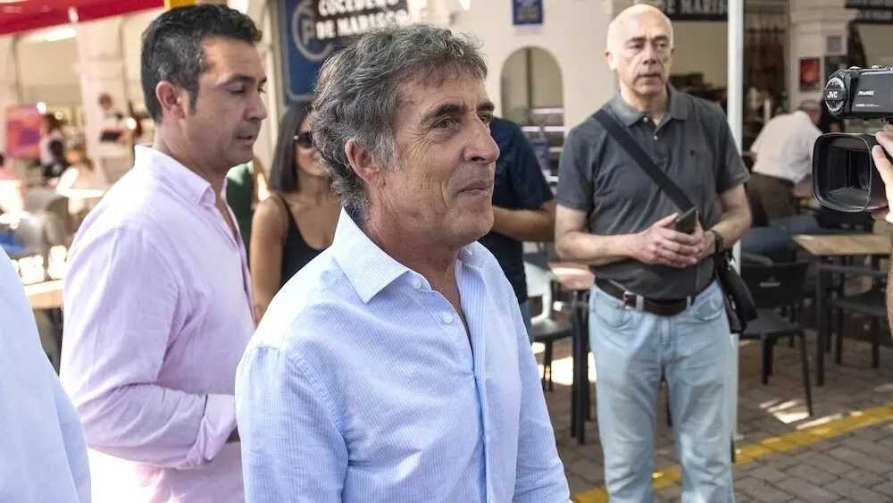 El exciclista y comentarista deportivo, Perico Delgado, este martes en la Feria de Albacete - EP/Víctor Fernández