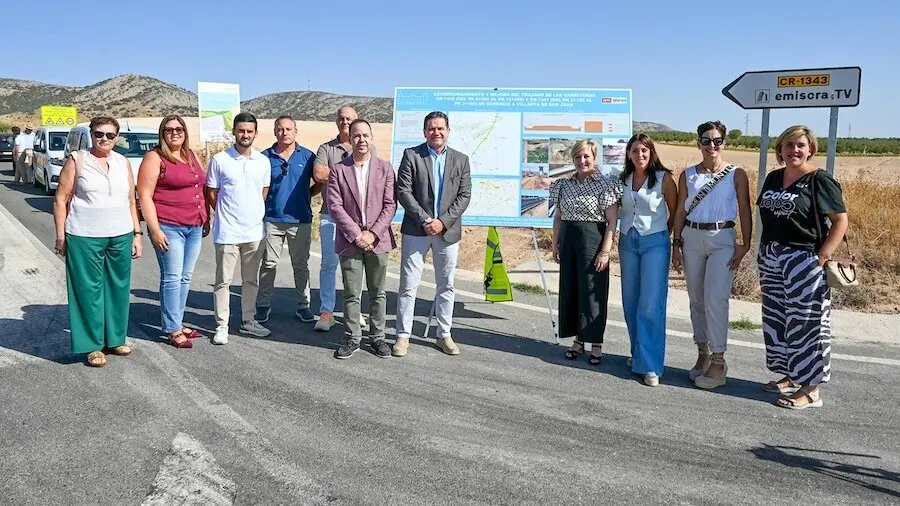 La Diputación reabre con 2,3 millones la carretera CR-1342 tras meses de retrasos