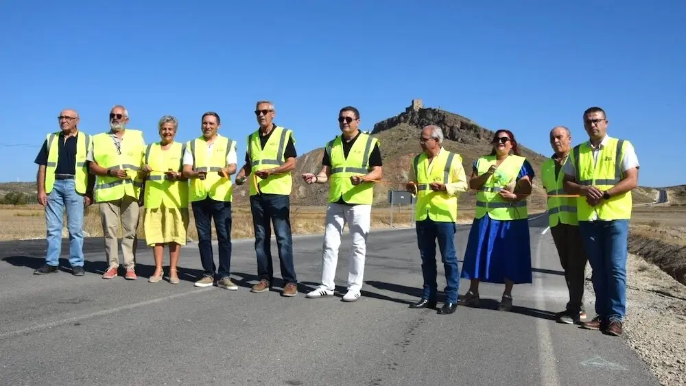 La Diputación de Cuenca ha inaugurado la rehabilitación de la carretera CUV-5003 en el tramo que une Los Huertos de Moya con Santo Domingo de Moya