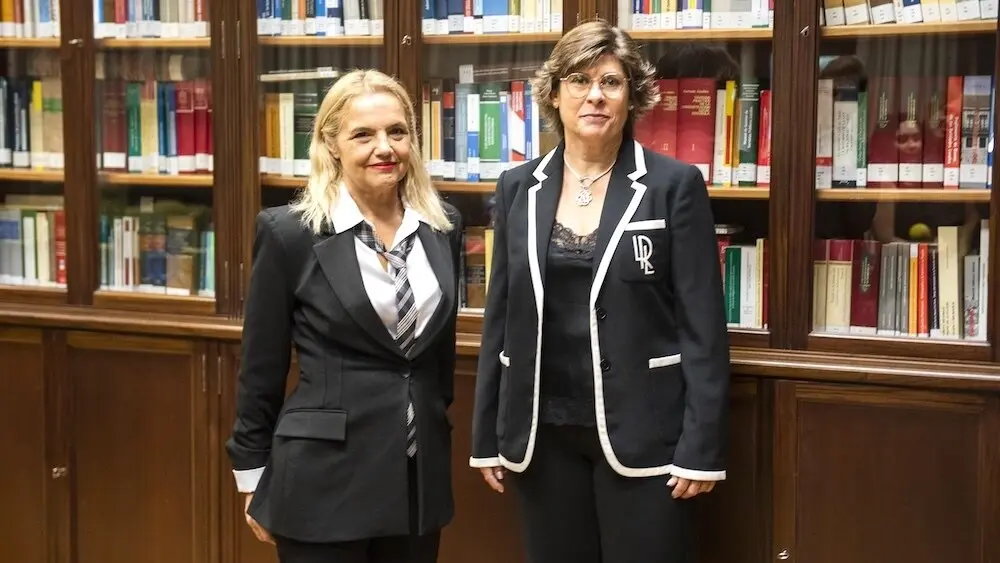 La magistrada María Rosario Sánchez Chacón (derecha) toma posesión como nueva presidenta de la Audiencia Provincial de Albacete - EP/Víctor Fernández