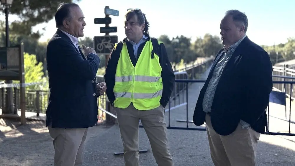 Los técnicos visitan el Puente Viejo de Talavera de la Reina (Toledo) para ultimar su rehabilitación