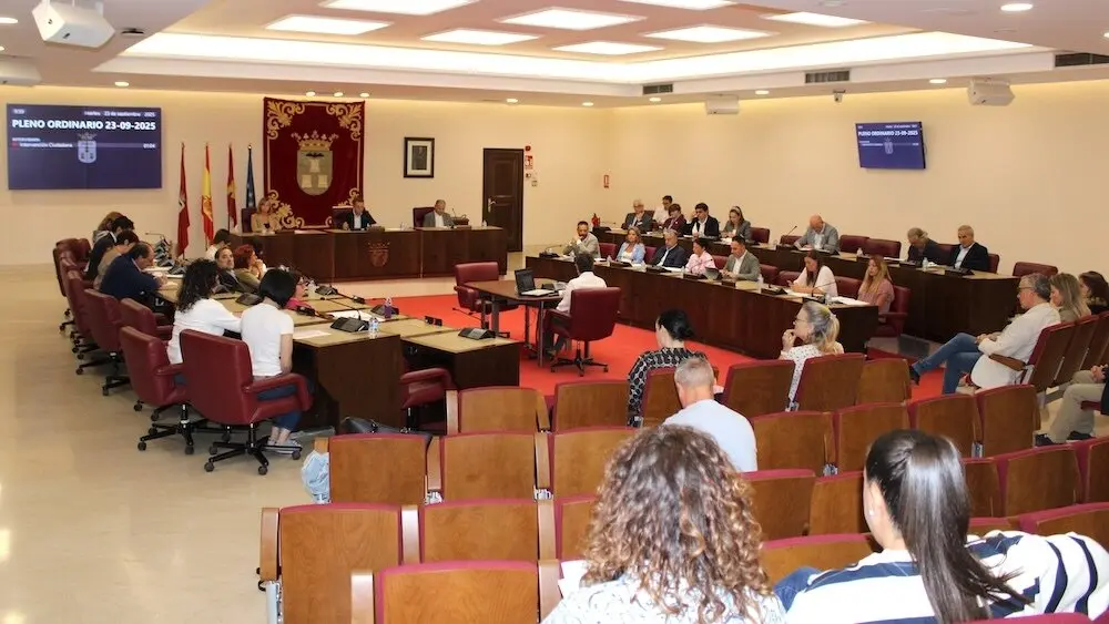 En la imagen un instante del Pleno del Ayuntamiento de Albacete celebrado este martes en el Consistorio