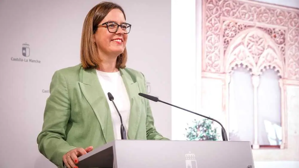 La consejera portavoz del Gobierno de Castilla-La Mancha, Esther Padilla, ha informado en rueda de prensa de los asuntos del Consejo de Gobierno