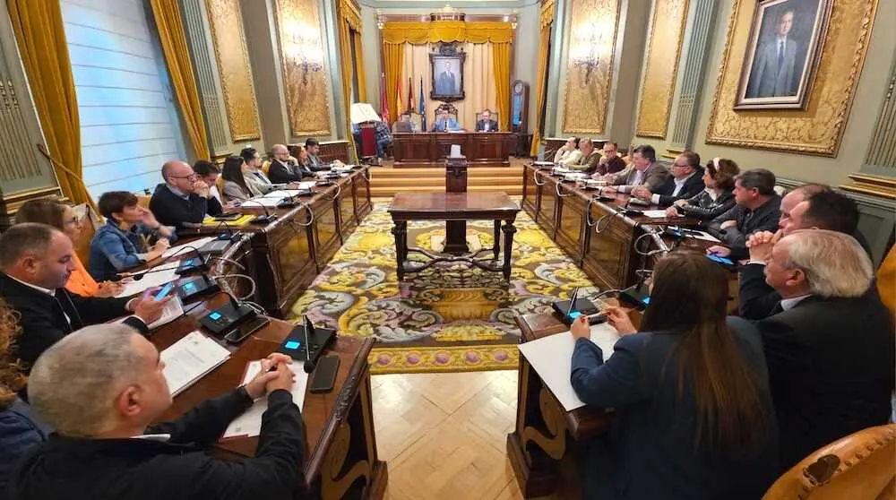 En la imagen un instante del Pleno de la Diputación de Albacete celebrado este martes en el Palacio Provincial