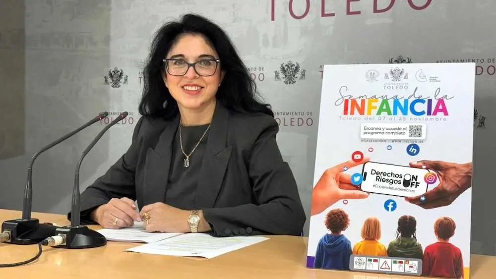 La concejal de Asuntos Sociales, Inclusión, Familia y Mayores de Toledo, Marisol Illescas, ha presentado la programación de la Semana de la Infancia 2025