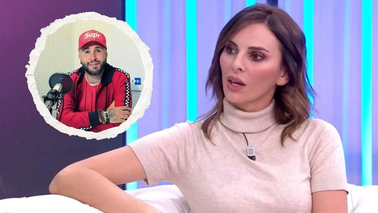 En el fotomontaje Kiko Rivera en una imagen de archivo y su expareja Irene Rosales este lunes durante su entrevista en Antena 3