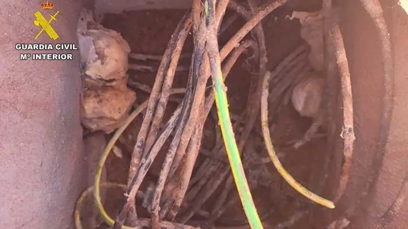 Detenido por robar 2.000 metros de cable del alumbrado público en pueblos de Albacete