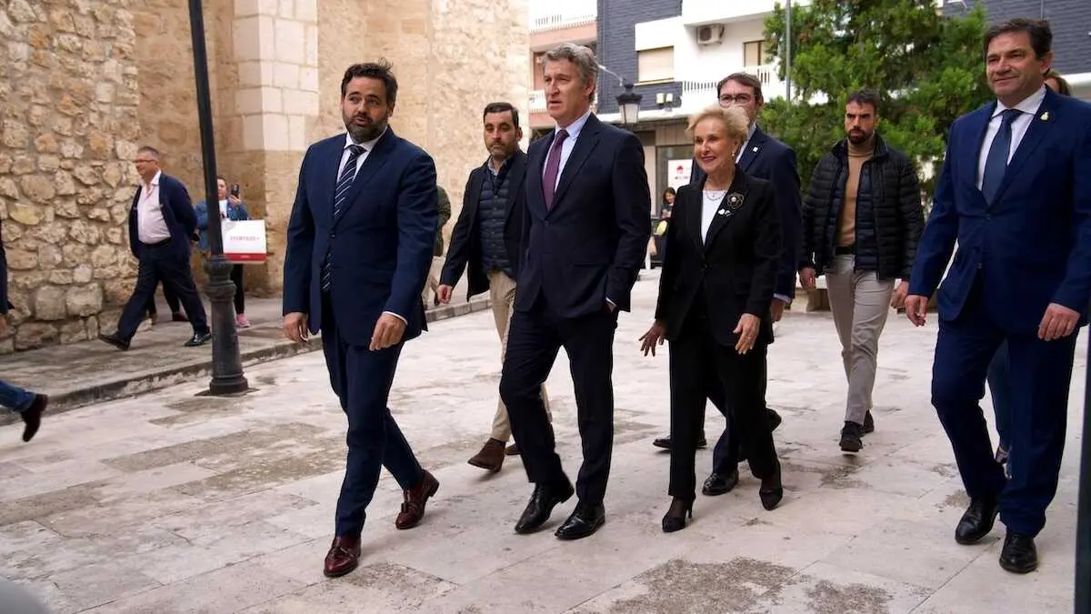 El presidente del PP, Alberto Núñez Feijóo, ha clausurado este viernes en Ciudad Real el Congreso por el XXX Aniversario de la Unión Europea de Mayores