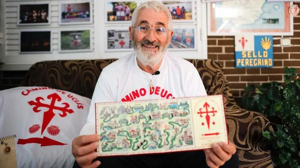 Manuel Rossi, creador del Camino de Uclés - EP/Mateo Lanzuela