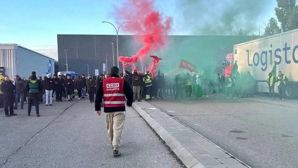 CCOO sitúa en un 90% el seguimiento del primer día de huelga en la Plataforma Cabanillas