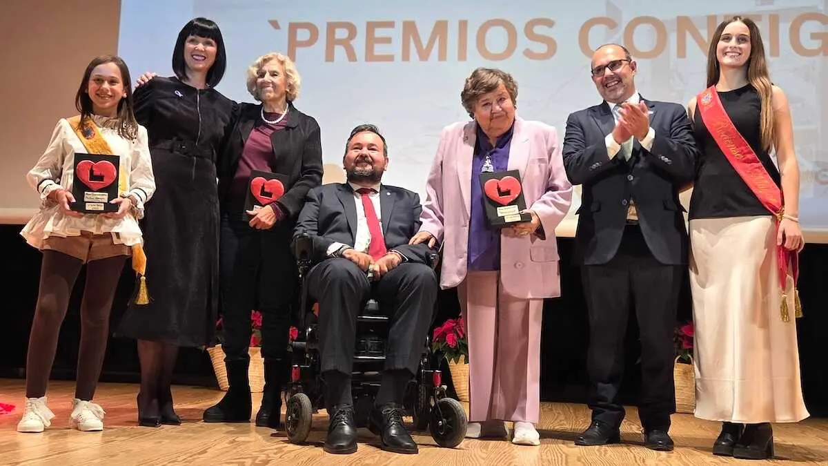 Las Abogadas de Atocha fueron una de las reconocidas este viernes en los Premios Contigo de la localidad albaceteña de La Roda