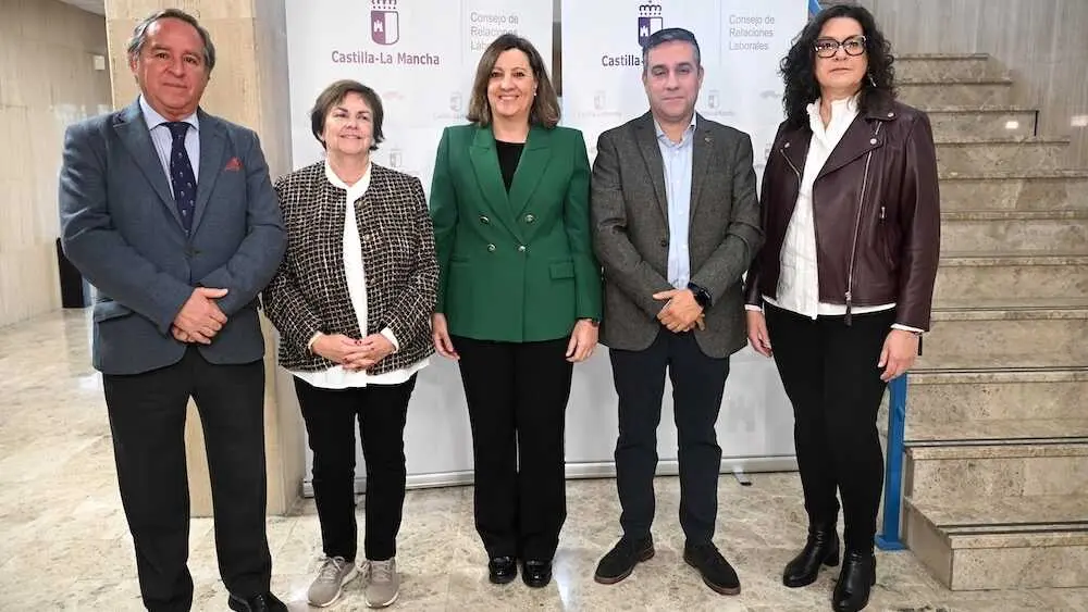 La consejera de Economía, Empresas y Empleo, Patricia Franco, inaugura, en la Delegación Provincial de Economía, Empresas y Empleo de Ciudad Real, la jornada anual del Consejo de Relaciones Laborales ‘Negociación colectiva: las nuevas realidades del trabajo’