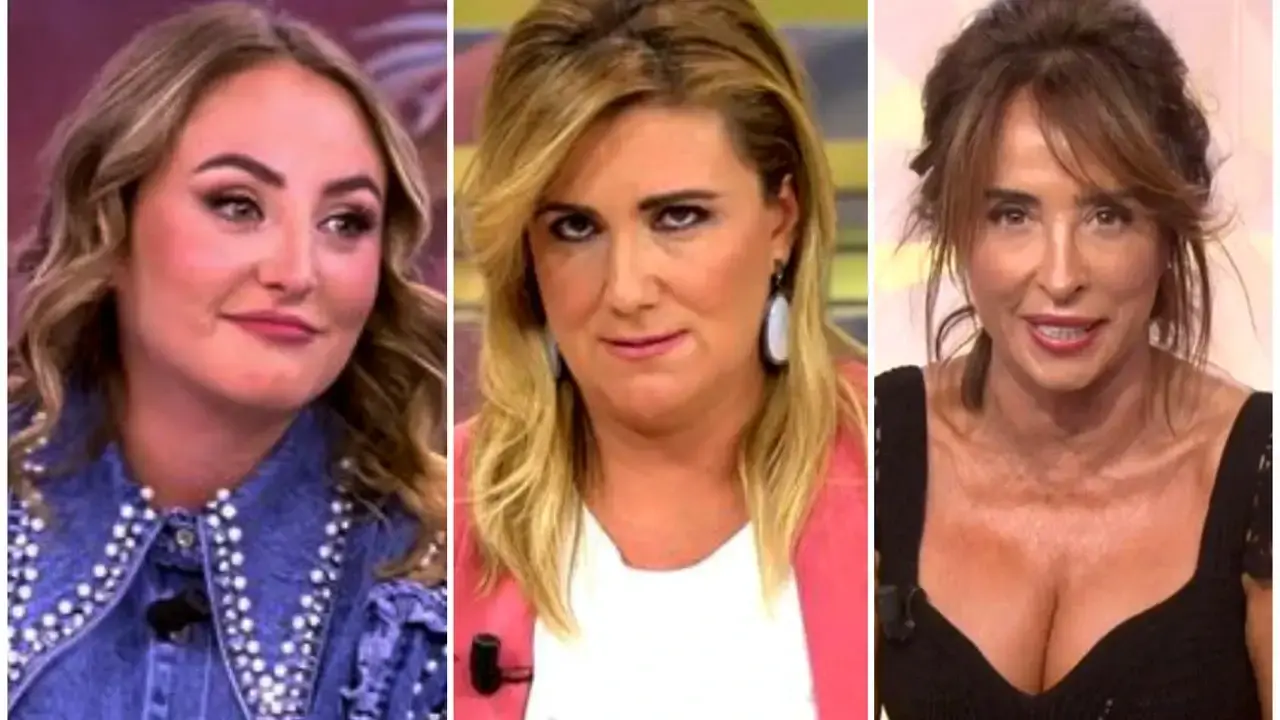 En el fotomontaje en imágenes de archivo Rocío Flores, Carlota Corredera y María Patiño