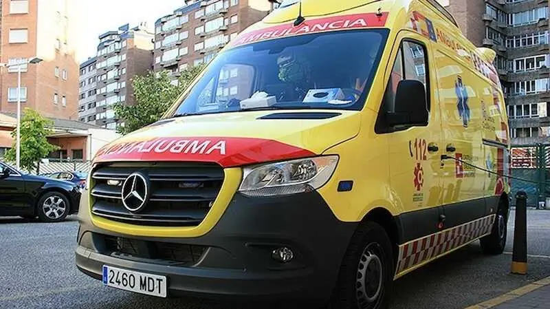ambulancia, atropello, accidente,