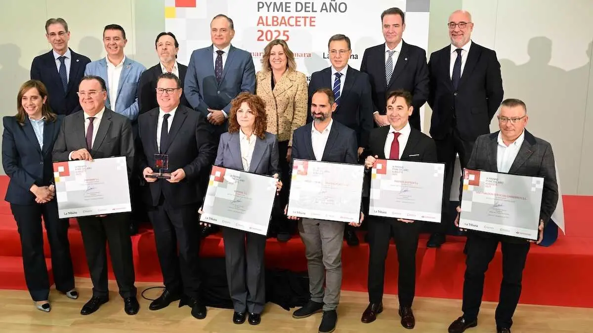 La consejera de Economía, Empresas y Empleo, Patricia Franco, ha participado en el acto de entrega de los premios Pyme del Año en la provincia de Albacete