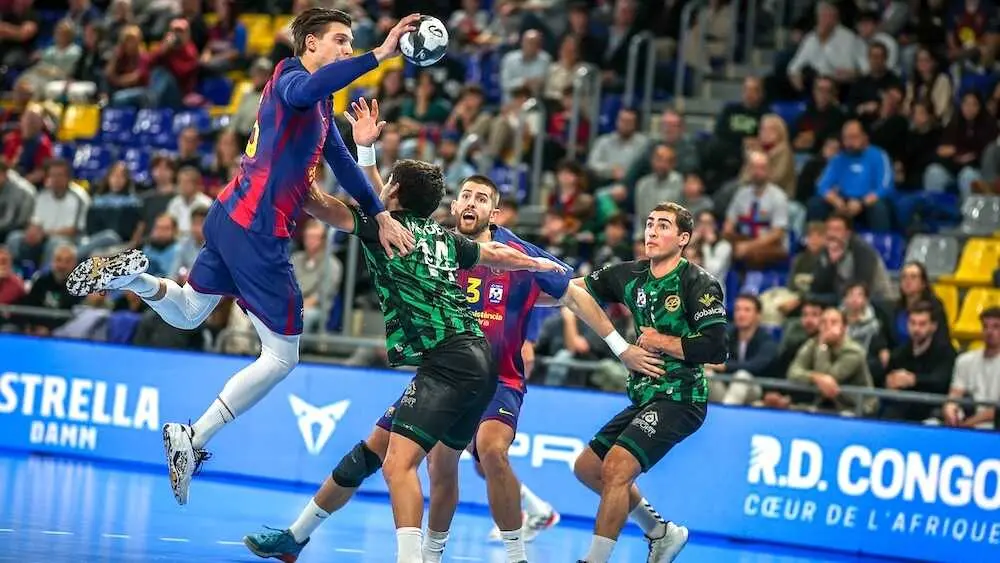 El Rebi Cuenca cede ante el líder azulgrana tras resistir solo media hora (42-22) - Fotografía: Joan Vidal