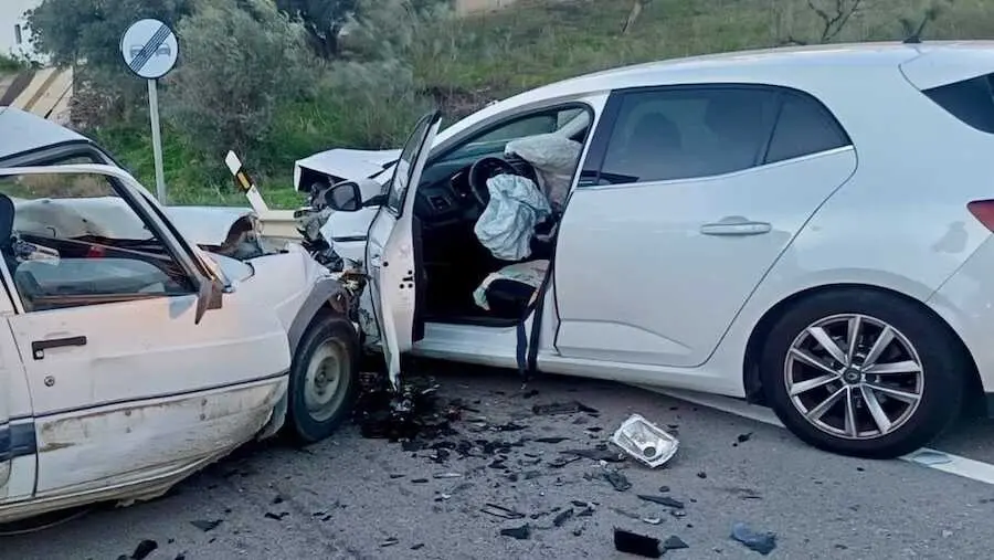 accidente de tráfico, choque, colisión, accidente múltiple,