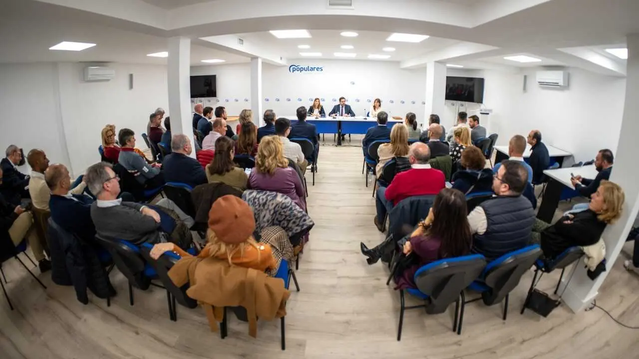 En la imagen un instante del Comité Ejecutivo Autonómico del PP de Castilla-La Mancha celebrado este jueves en la sede de partido en Toledo