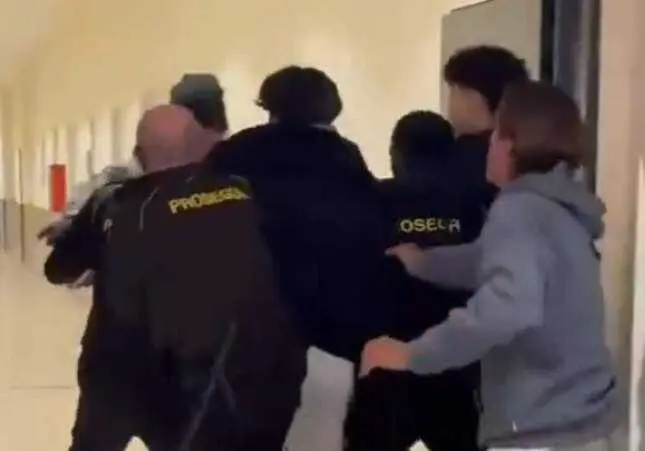 Tres menores sacan una pistola y hieren a los vigilantes en un centro comercial