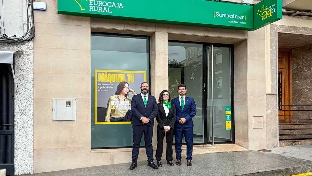 Eurocaja Rural lleva la banca presencial a Sumac&agrave;rcer tras a&ntilde;os sin oficina financiera