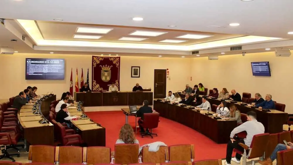 En la imagen un instante del Pleno del Ayuntamiento de Albacete