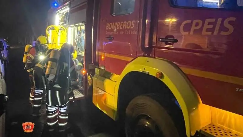 Afectado grave un joven de 34 a&ntilde;os en el incendio de una vivienda en Cazalegas (Toledo)